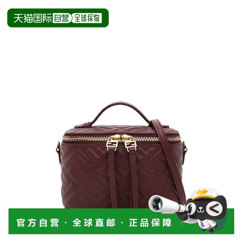 香港直邮FENDI 女士斜挎包 8BS108AAJDF0YPU SS2026 红色 'Vanity