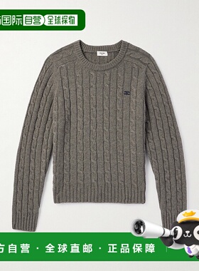 1h可退 Celine 思琳 男士 长袖毛衣 2AD4G362W grey灰色