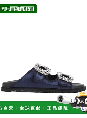 1h可退 香港直邮Roger Vivier Slidy Viv 凉拖 RVW45844480RS0