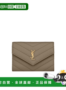 香港直邮Saint Laurent 徽标钱包 843896AAGA8