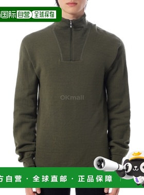 韩国直邮WoolPower 拉链高领 200 黑色 (7222) 长袖