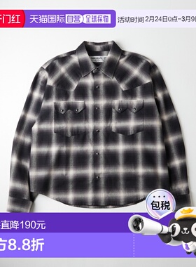 1h可退 日本直邮WHO'S WHO gallery 男装 原创面料格纹衬衫 WWZ20