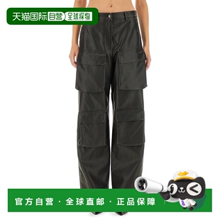 AW2025 1h可退 3741MDP16L24762299 女士休闲裤 黑 香港直邮MSGM