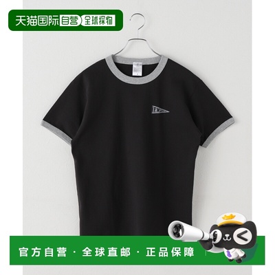 1h可退 日本直邮Spick & Span 男装原创印花半袖T恤 宽松Ringer设