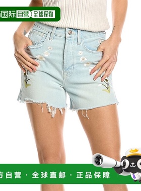 自营 7 For All Mankind Ruby Sun Blue Easy Short - 蓝色 美国