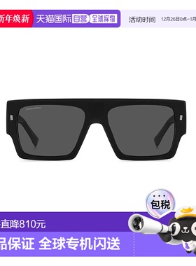 香港直邮DSQUARED2 男士太阳镜 D20165S807IR SS2025 黑色 1N4X57