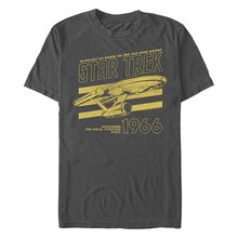 Fifth Sun|男士星际迷航原版系列老黄色 1966 短袖 T 恤