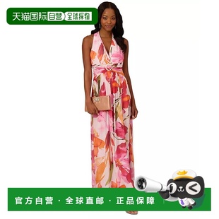 女士 1h可退 papell adrianna 连衣裙礼服 美国直邮