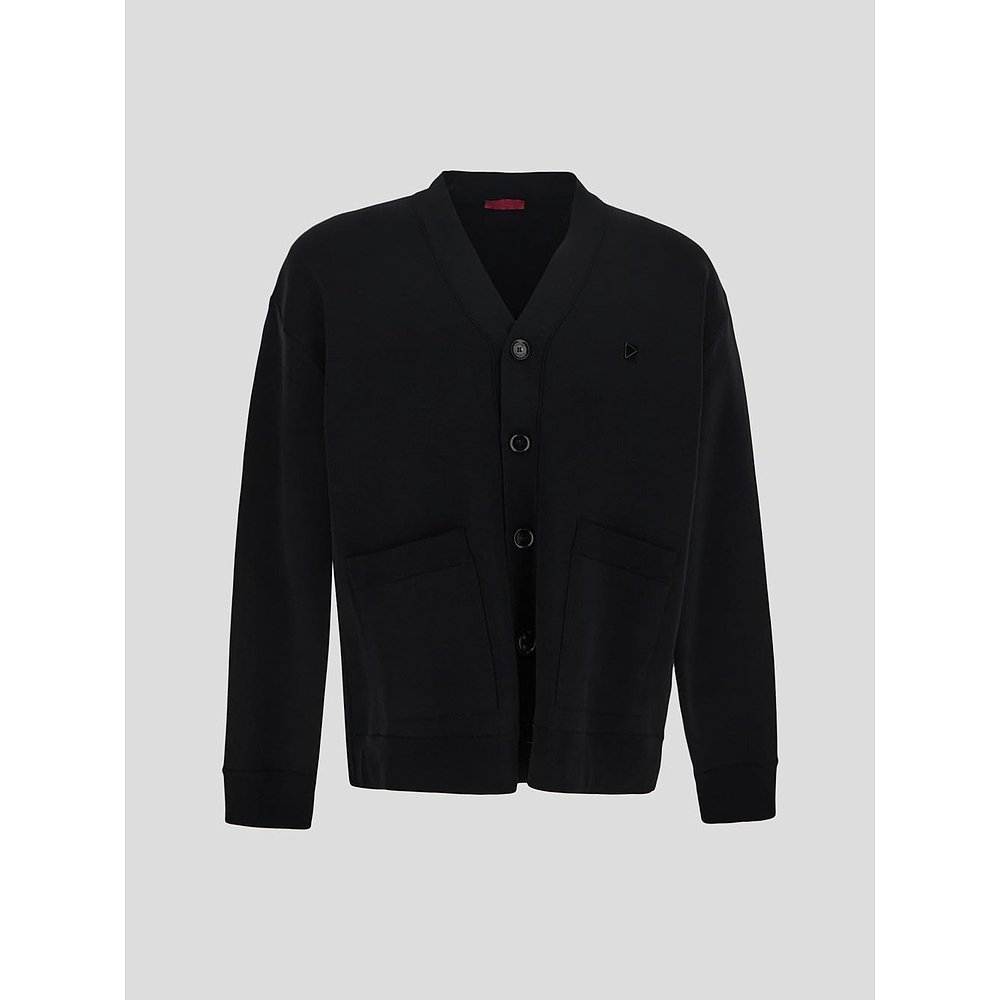 VALENTINO 男士针织毛衣 1V0KA02E8VD0NO SS2023 黑色