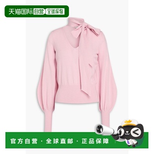 1h可退 香港直邮潮奢 ZIMMERMANN 女士 蝴蝶结羊毛毛衣 1266TRS24