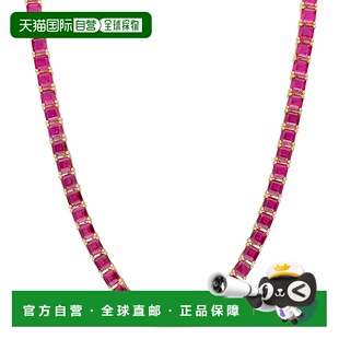 Ruby 网球项链镀黄金纯银 Created max48 TGW 自营mimi