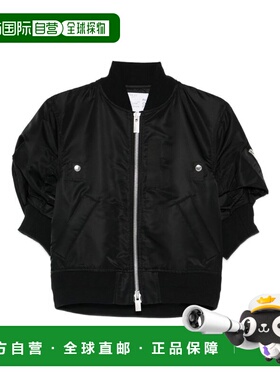 1h可退 香港直邮Sacai 女士 黑色外套 SCW302 black黑色 舒适时尚