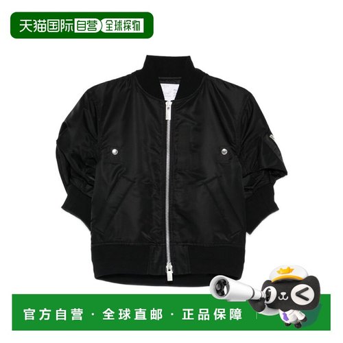 1h可退 香港直邮Sacai 女士 黑色外套 SCW302 black黑色 舒适时尚