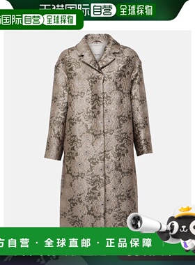 1h可退 香港直邮潮奢 'S Max Mara 女士 Effi 提花夹克 grey灰色