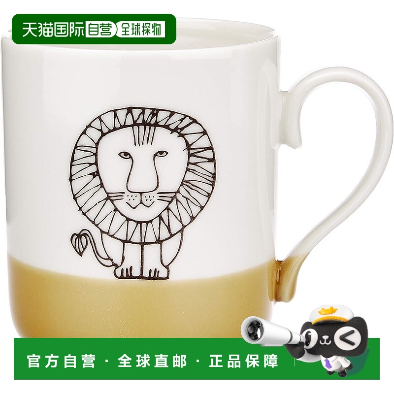【日本直邮】Lisa Larson 马克杯约 300ml“Po Platz”Leo 微波炉