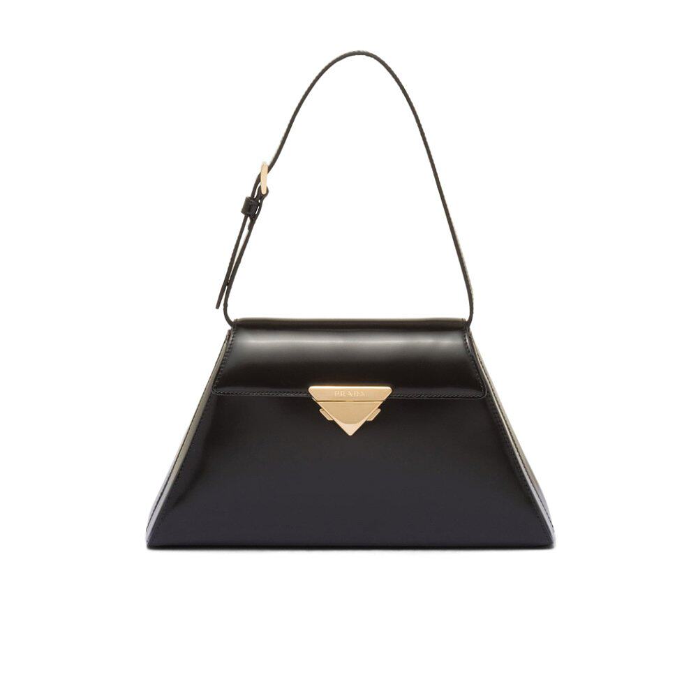 PRADA 女士斜挎包 1BD343ZO6VOOOF0002 CO 黑色 中号徽标单肩包