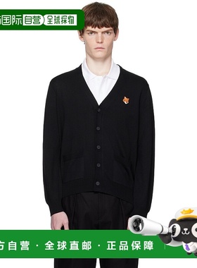 1h可退 香港直邮潮奢 MAISON KITSUNE 男士 黑色 Bold Fox Head P