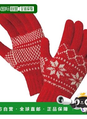 1h可退 香港直邮mont-bell 男童手套 1118632TOMT CO 红色 Wool K