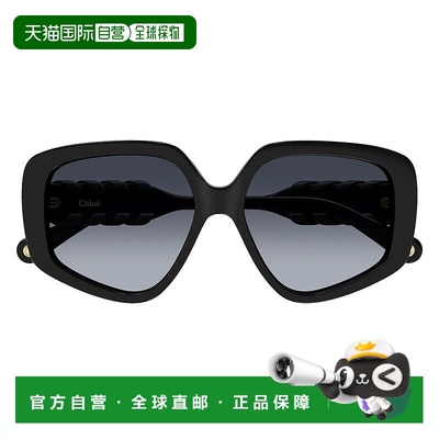 香港直邮CHLOÉ 女士眼镜 CH0210S001 SS2025 黑色 CHLOÉ Sunglass