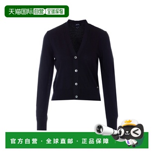 香港直邮A.P.C. 女士针织衫 COEZJF22330LZZ SS2026 黑色 Cardiga