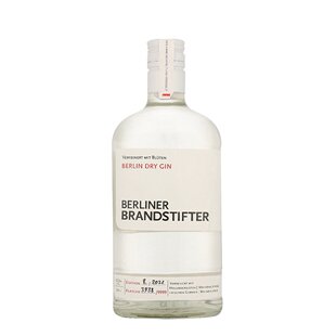 欧洲直邮Berliner Brandstifter柏林蒸馏者干金酒高端回味0.7L