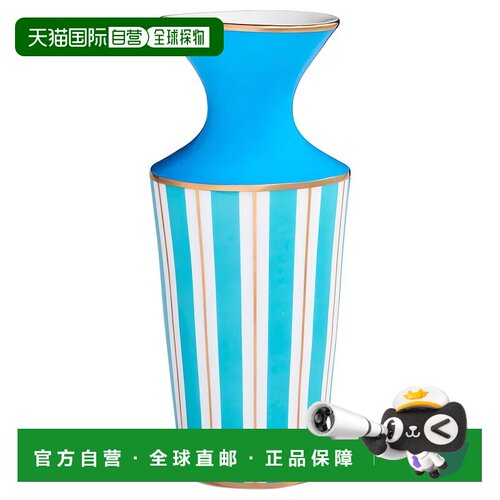 自营Jonathan Adler Portofino袖口花瓶-蓝色 美国奥莱直发