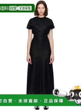 1h可退 香港直邮潮奢 TOTÊME 女士 黑色 Slouch Waist Basketweav