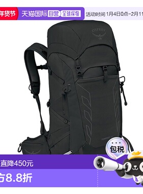 自营欧洲直邮Osprey小鹰 Tempest 33男女黑色尼龙徒步旅行/多项运