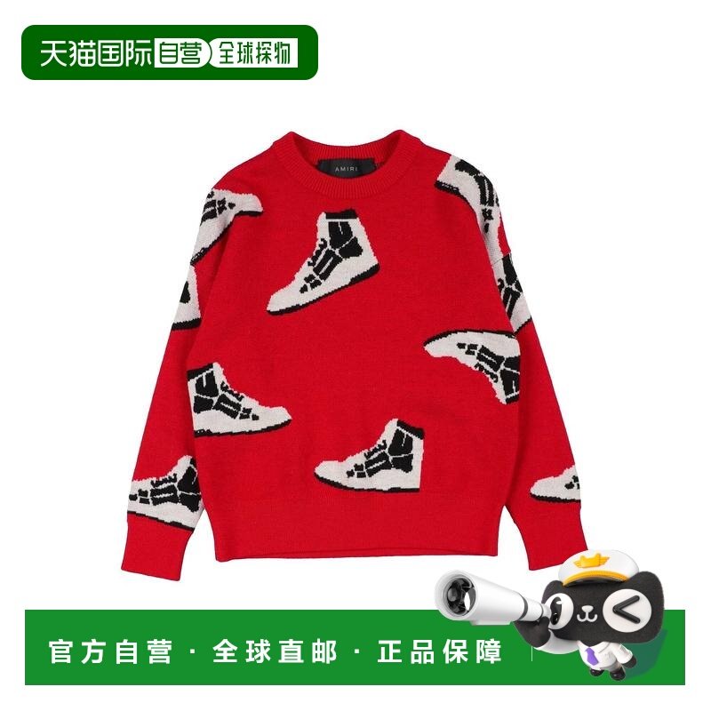 1h可退 香港直邮AMIRI 男童 毛衣童装,童装/婴儿装/亲子装,毛衣/针织衫,淘宝优惠券,粉丝福利购,淘宝优惠卷