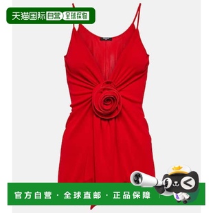 香港直邮Balmain 女士 1h可退 巴尔曼 饰褶皱上衣 crêpe 花朵装