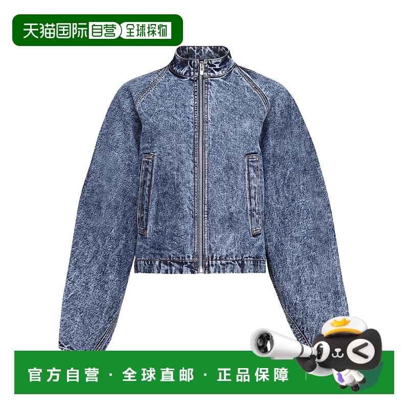 香港直邮Alaia 长袖牛仔外套 AA9V03826T535