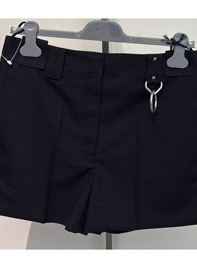 PRADA 女士短裤 P220JC108NF0002 SS2025 黑色
