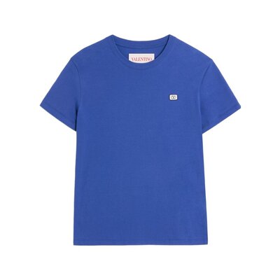 VALENTINO 男士T恤 VMG10VAQ8B01 CO 蓝色 短袖T恤