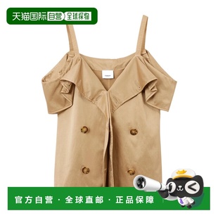 80710901上衣 领吊带设计罩衫 香港直邮Burberry