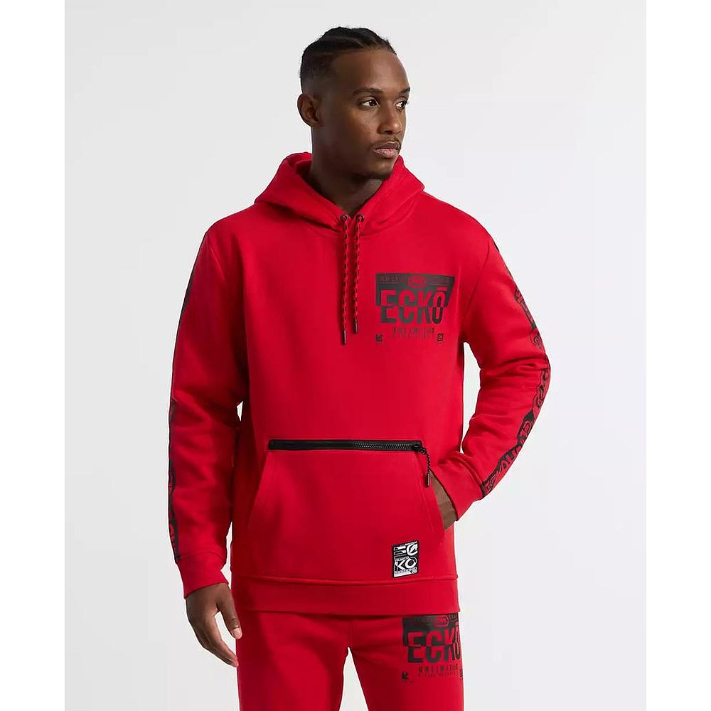 ecko unltd 男士 帽衫运动夹克衫