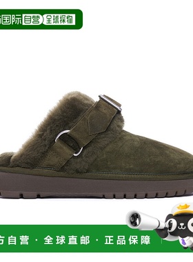 香港直邮BURBERRY 女士拖鞋 8092549C1173 AW2024 绿色女鞋