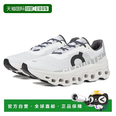 1h可退 香港直邮On 男士 Cloudmonster 跑鞋 white白色 舒适时尚