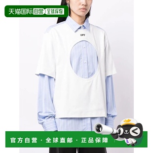 OWGE012F23FAB001140 女士衬衫 AW2023 WHITE 香港直邮OFF