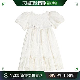 Patachou 花朵装 女童 香港直邮潮奢 饰褶皱蕾丝连衣裙童装 004431