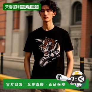 恤 自营 黑色 plein圆领 Tattoo 美国奥莱直发 philipp