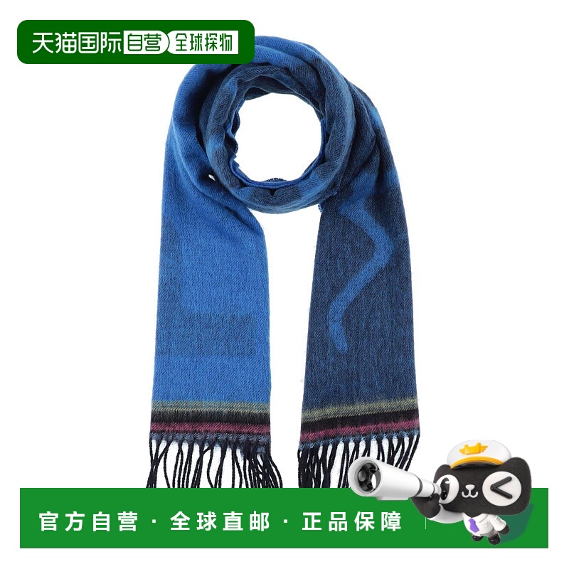 1h可退 香港直邮Paul Smith 男士 Foulards 围巾 blue蓝色 舒适时
