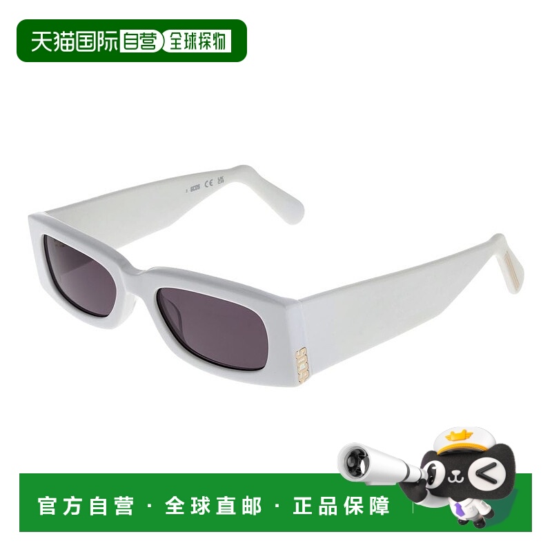 自营 GCDS 男女通用太阳镜 - 白色 美国奥莱直发