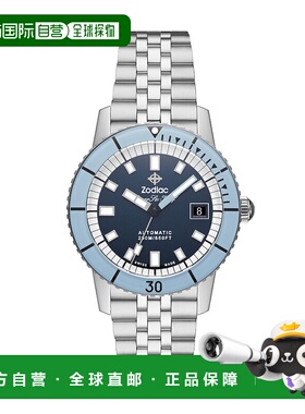 自营Zodiac Men's Super Sea Wolf 53 Compression Automatic, St