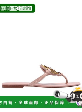 香港直邮Tory Burch 皮质夹趾拖鞋 85773