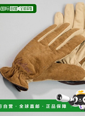 1h可退 日本直邮PENDLETON 男女同款 灯芯绒logo刺绣手套 触屏设