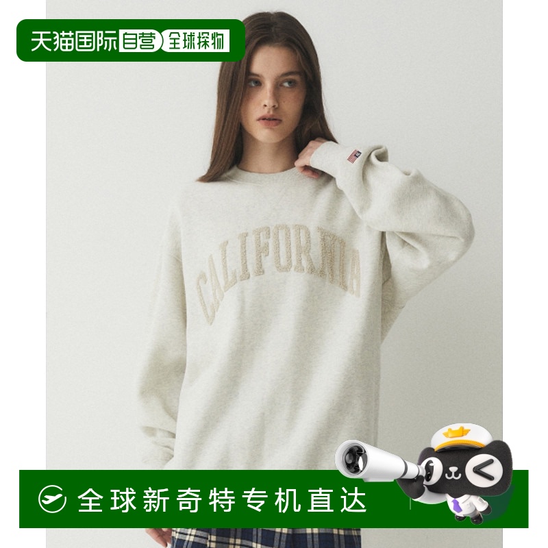 韩国直邮WHO.A.U 男士卫衣 Boucle Patch Sweatshirt(Brushed) /
