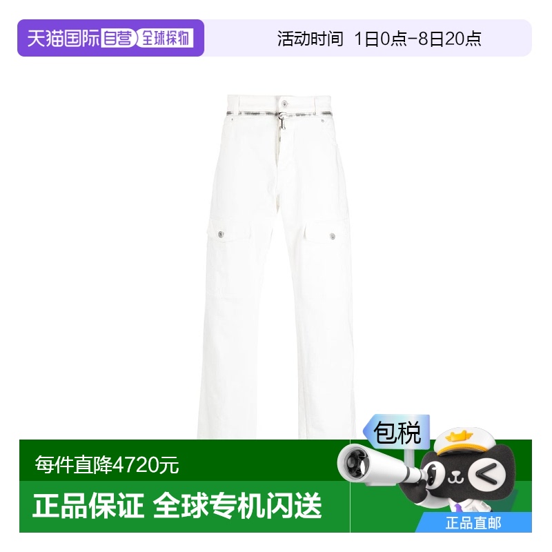 香港直邮Balmain 拉链细节牛仔裤 AH0MI045DB69