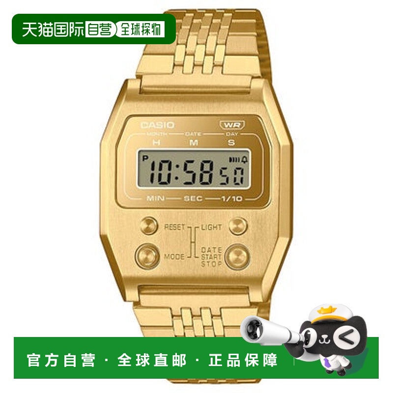 日本直邮CASIO CLASSIC A1100GV-9JF 手表 黄色金色卡西欧复古