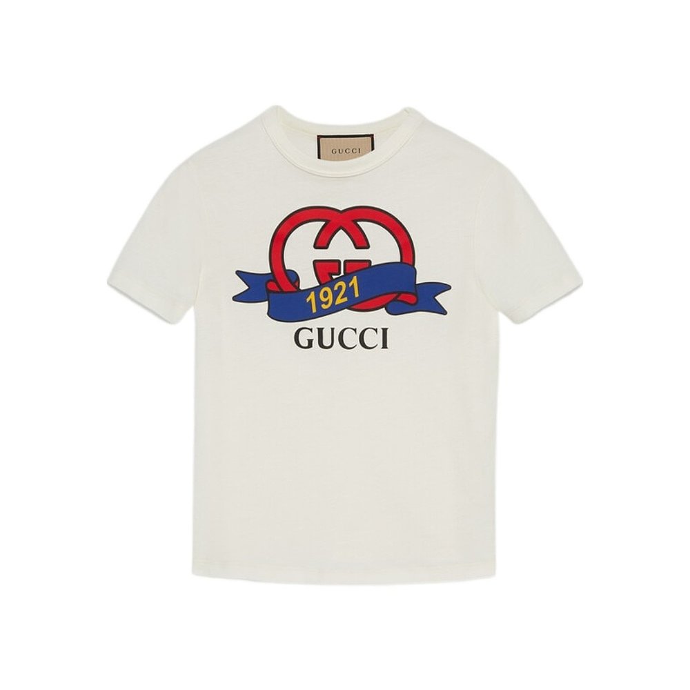 Gucci圆领短袖T恤 748287XJFND