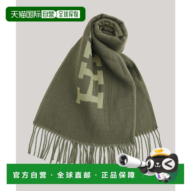 日本直邮TOMMY HILFIGER 单色羊毛围巾 [TO3203DM011763]